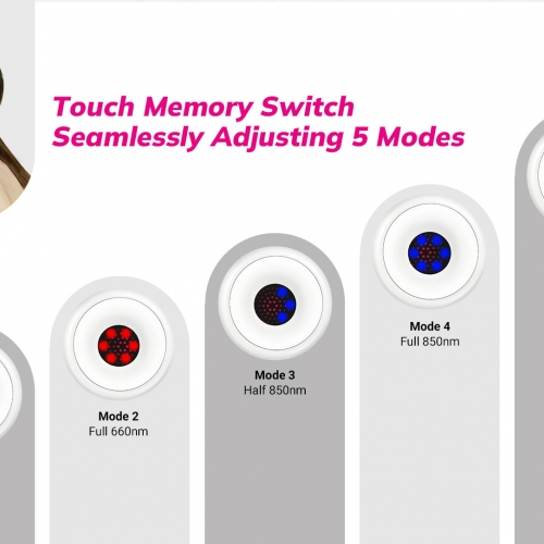 touch memory switch seamlessly adjusting 5 Modes